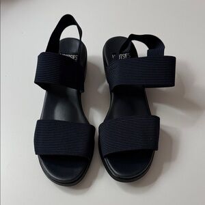 Mootsies Tootsies Navy Strappy Sandals